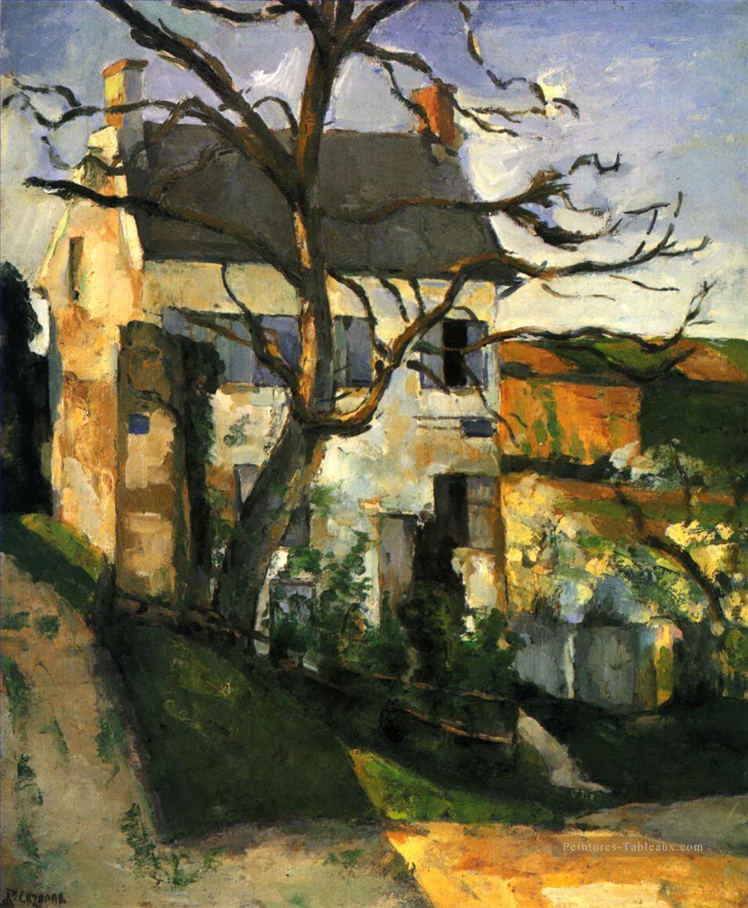 La maison et l’arbre Paul Cézanne Peintures à l'huile